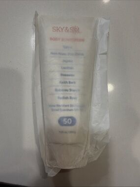 SKY & SOL (SPF 50) Organic/Clean Sunscreen Lotion